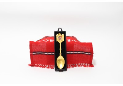 Linguriţă decorativă aurie stema României